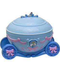 Disney Princess Cinderella Musical Jewellery Box   pampkin carriage.