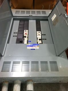 USED Square D I Line Panel Board 600 Amp 208Y/120 VAC with Breakers