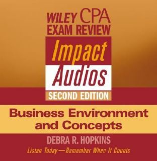 Wiley CPA Examination Review Impact Audios Business Environment and 