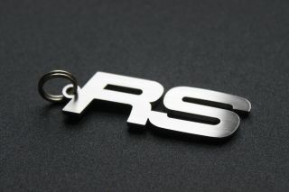 RS Keychain Key Chain Fob Keyring Audi S1 RS2 RS3 RS4 RS5 RS6 20V S4 