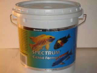   LIFE SPECTRUM CICHLID FORMULA FISH FOOD 5 LB. 1mm SINKING PELLETS FOOD