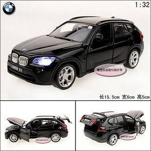 32 BMW X1 Alloy Diecast Car Model Toy Gift With Sound and Light 