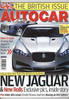 AUTOCAR magazine 3/1/07 feat. C4 Picasso, XJ diesel, XF