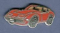 1977 Chevy CORVETTE Stingray hat/lapel pin/tie tack, 77