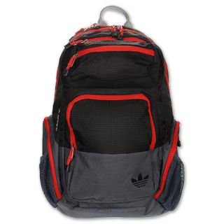 New adidas Originals WAYNE Red Backpack Bag Trefoil Black Shoulder 