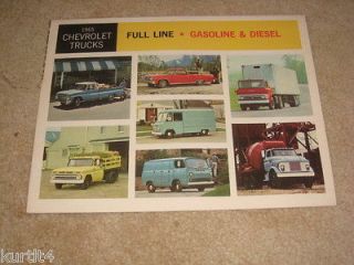 1965 Chevrolet Full Line truck C10 pickup Suburban Van El Camino sales 