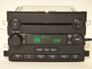 2004 2005 2006 FORD F150 EXPLORER FUSION AM/FM RADIO CD PLAYER 4L3T 