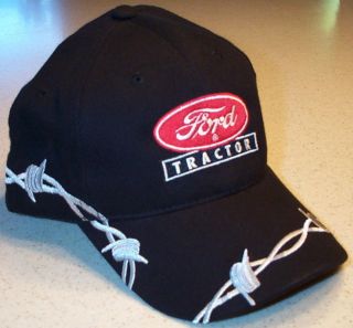 Barbed Wire Ford Tractor Logo Solid Hat (4 types)