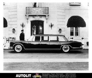 1967 Mercedes Benz Limousine Factory Photo