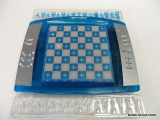 Excalibur 775 Electronic Glass Chess Set Computer Sensory Lighted