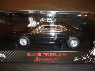 Hotwheels Elite Ferrari Dino 308 GT4 Black 1/18 Elvis Presley Limited 