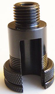 MUZZLE COUPLING THREAD ADAPTER 1/2 20 RUGER STD. AUTO