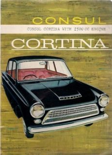 Ford Consul Cortina Mk1 1500 Super 1963 UK Brochure