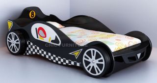 New!!! Childrens Black Mclaren F1 Racing Car Bed Frame