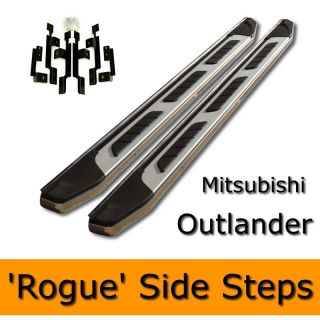 MITSUBISHI OUTLANDER 07 10 Side Steps Running Board Side Bar Styling 