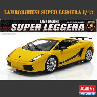 NEW Lamborghini Super Leggera 1/43 Academy Model Kit Car Race Decor 