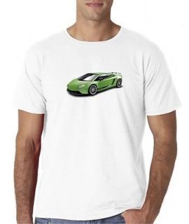 Mens Lamborghini Gallardo Sports Car T Shirt Tee