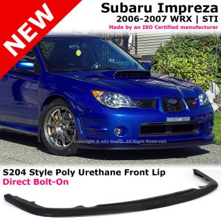 Subaru Impreza WRX STI V Limited S204 06 07 Poly Urethane Front Bumper 