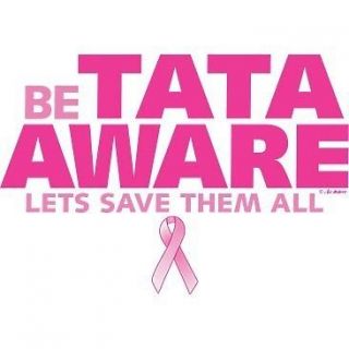 Be TaTa Aware Save Em All S 5X Breast Cancer Awareness Item T Shirt 