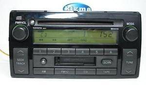 Toyota Camry 2002 2003 2004 CD Cassette player 16823 Fujitsu Ten LE 