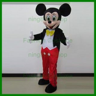 Mickey Mouse Costume Mascot Party Clothing Fancy Dress Adult size Suit