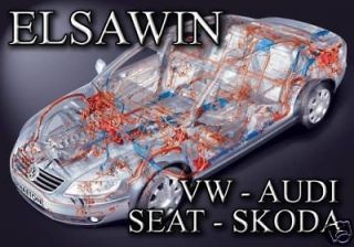   ELSAWIN ELSA 4 4.0 V3 AUDI SEAT SKODA VW LATEST FULL VERSION 2012