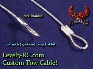   CABLE  BRAIDED STEEL  RC ROCK CRAWLER  RADIO CONTROLLED TRUCK PARTS