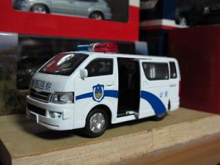 Toyota Jinbei hiace 200 series China Police car van 1/43 