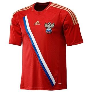 adidas Russia Euro 2012 Home Soccer Jersey Brand New Red