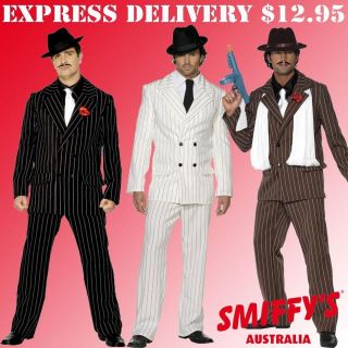 ADULTS MENS 1920S GANGSTER MAFIA/ZOOT SUIT OUTFIT SMIFFYS FANCY DRESS 