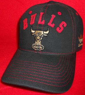 Chicago Bulls Hat Adidas Legendary Officially Licensed NBA Black Cap 