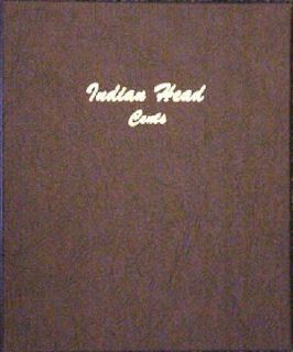   PARTIAL VERY NICE HARRIS INDIAN HEAD COIN ALBUM WITH 16 COINS SU1