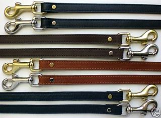   GENUINE LEATHER REPLACEMENT CLIP ON BOLT SNAP SHOULDER BAG STRAP NEW