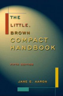 Little, Brown Compact Handbook by Jane E. Aaron 2003, Paperback