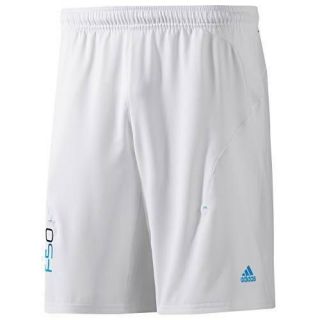 Adidas F50 Mens ClimaCool White Football Shorts   Training Gym Shorts