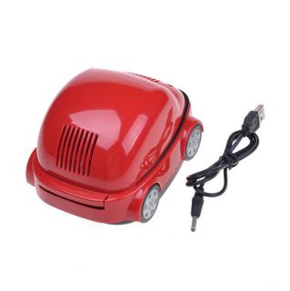   Practical Red USB Car Shaped Cigarette Smokeless Ashtray Air Purifier