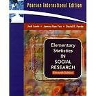 Elementary Statistics in Social Research by Jack Levin, David R. Forde 
