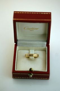 Cartier Tri Color Trinity Wedding Band Ring 18k Gold .750 Size 54  5 1 