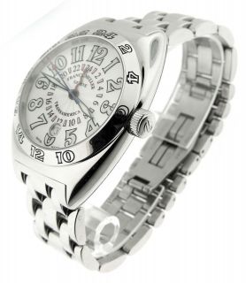   Mens Franck Muller TransAmerica GMT 2000WW Dual Time Date 40mm Watch