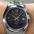   INDIGLO EXPANSION QUARTZ WR 30M DAY DATE MENS SILVER TONE WRIST WATCH