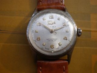 Vintage SWISS FELCA 17 Jewels Manual Mens Watch