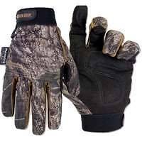 NEW Mossy Oak Timberline Gloves Xl Pair Gloves   Leather ML125X 