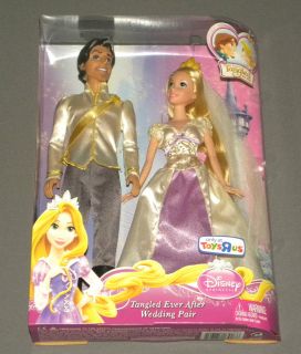   Tangled Ever After Movie Wedding Pair Rapunzel Eugene 2 Doll Set