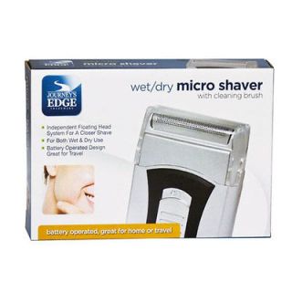 Mens Wet or Dry Micro Foil Shaver with Cleaning Brush
