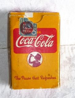 Collectibles  Advertising  Soda  Coca Cola  Playing Cards