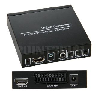 CVBS to HDMI Digital coaxial Analog Stereo Audio Video Converter