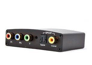   YPbPr Video + SPDIF Optical coaxial Audio to HDMI Converter For HDTV