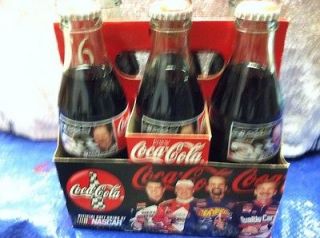 Dale Earnhardt Coca Cola Six Packs   3 Six Packs Unopened Bottles 
