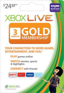 xbox live gold code in Prepaid Gaming Cards