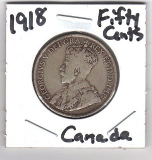 1918 in Coins Canada